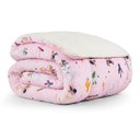 Ver imagem 7 de Coberdrom Cobertor Lutti Solteiro Quarto Cama Infantiil Sherpa Manta Toque Lã de Carneiro Foxy Rapos