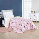 Ver imagem 3 de Coberdrom Cobertor Lutti Solteiro Quarto Cama Infantiil Sherpa Manta Toque Lã de Carneiro Foxy Rapos