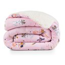 Ver imagem 1 de Coberdrom Cobertor Lutti Solteiro Quarto Cama Infantiil Sherpa Manta Toque Lã de Carneiro Foxy Rapos