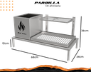Ver imagem 3 de Churrasqueira Hotbox Parrilla para Alvenaria - 1 Firebox + 1 Grelha Uruguaia