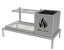 Ver imagem 2 de Churrasqueira Hotbox Parrilla para Alvenaria - 1 Firebox + 1 Grelha Uruguaia