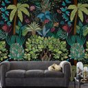 Ver imagem 1 de Papel de Parede colorido floresta tropical