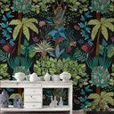 Ver imagem 2 de Papel de Parede colorido floresta tropical