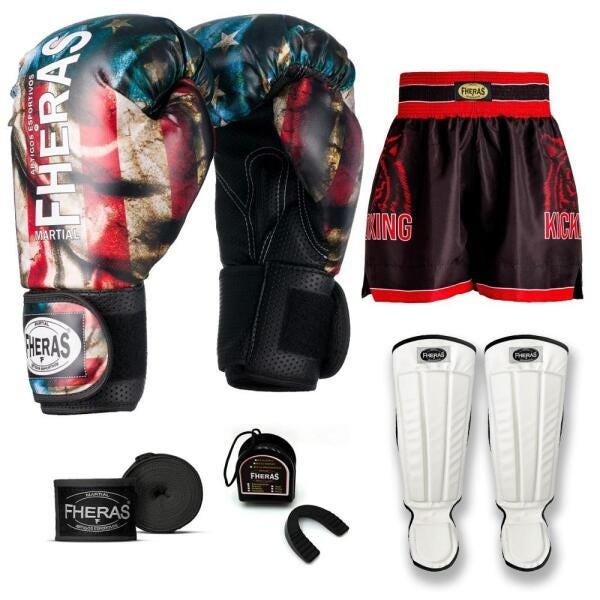 Kit Boxe Muay Thai Fheras Top EUA (03000949) - 1