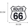 Adesivo de Parede Decorativo Rota 66 Route 66 - 2