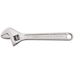 Chave Ajustavel para Porcas 10" Tramontina com Corpo Forjado em Aço Carbono Cromado - 1