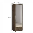 Ver imagem 6 de Quarto de Casal com Sapateira, Cômoda e Guarda-Roupa 6 Portas Clint Espresso Móveis