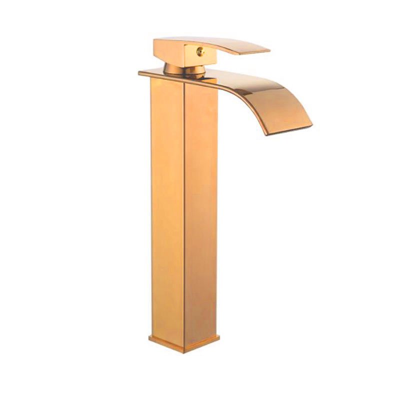 Torneira Misturador Cascata Banheiro 103-04lr Alta Rosa Gold Luuk Young - 4