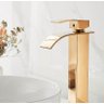 Torneira Misturador Cascata Banheiro 103-04lr Alta Rosa Gold Luuk Young - 2