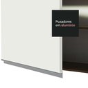 Ver imagem 2 de Armário Aéreo de Cozinha 70cm 1 Porta Basculante Branco