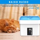 Ver imagem 2 de Bebedouro Fonte Agua Sensor Automatico 1,5 Litros Pet Gato Cachorro Caes Filtro Limpeza Purificada a