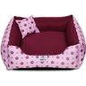 Kit Cama Pet 6 Peças para Cachorro - Tamanho G 70x70:Coroa Rosa - 3
