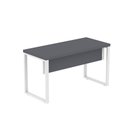 Ver imagem 1 de Mesa Escritório 1500x600x750mm M150-60pe40tub Grafito-branco