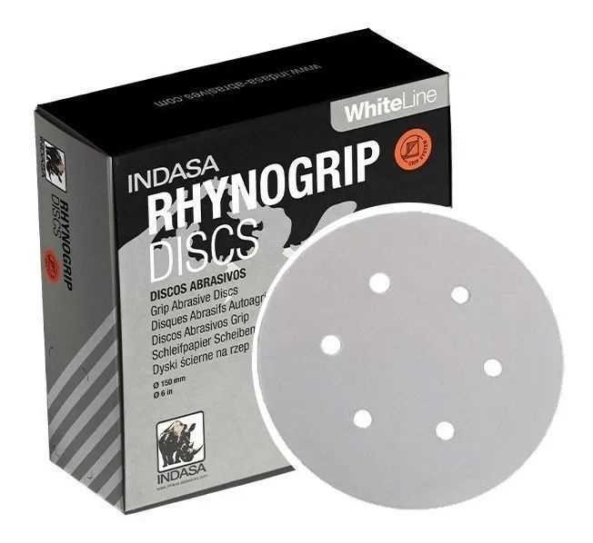 Indasa Disco Lixa D150 6f Rhynogrip White - P60