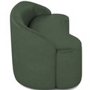 Ver imagem 4 de Sofá 3 Lugares Curvo Sala de Estar Living Lótus D02 Couríssimo Verde 180 cm B-89 - Lyam Decor