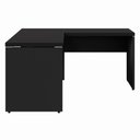 Ver imagem 5 de Mesa em L Escrivaninha 1,20m X 1,50m Escritório F5 Office Cor:preto