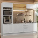 Ver imagem 1 de Armário de Cozinha Completa 270 Cm Branco Vik Madesa 02