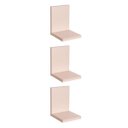 Ver imagem 2 de Kit 3 Prateleiras Buzios 15 X 12cm Bege Claro