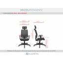 Ver imagem 4 de Cadeira Brizza 3d Pp Backplax Plaxmetal - Sintético Vinho