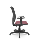 Ver imagem 3 de Cadeira Brizza 3d Pp Backplax Plaxmetal - Sintético Vinho