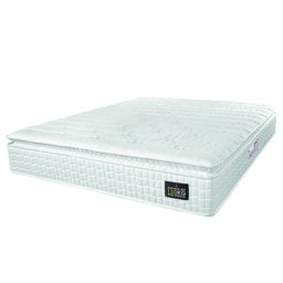 Colchão Casal Queen Espuma D45 Lazio Pillow Top 158x198x24cm Branco Hellen - 1