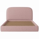 Ver imagem 7 de Cama Queen Flutuante com Cabeceira 160cm Aura W01 Linho Rosa - Lyam Decor