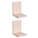 Ver imagem 2 de Kit 2 Prateleiras Buzios 15 X 12cm Bege Claro