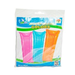 Boia Colchão Piscina Inflavel Flutuante Adulto 183cm Praia Grande Colorido - 6