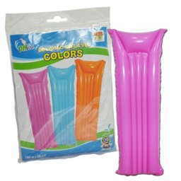 Boia Colchão Piscina Inflavel Flutuante Adulto 183cm Praia Grande Colorido - 5