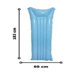 Boia Colchão Piscina Inflavel Flutuante Adulto 183cm Praia Grande Colorido - 2