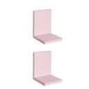 Ver imagem 2 de Kit 2 Prateleiras Buzios 15 X 12cm Rosa Claro