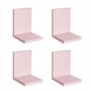 Ver imagem 2 de Kit 4 Prateleiras Buzios 15 X 12cm Rosa Claro