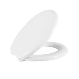 Assento Sanitário Almofadado Astra Convencional Oval Universal Branco - 1