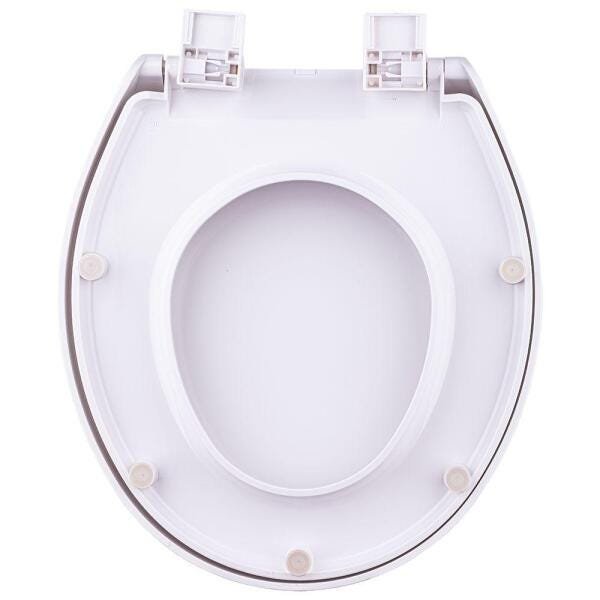 Assento Sanitário Astra com Amortecedor Zip Branco para vaso Incepa - 2