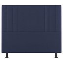 Ver imagem 3 de Cabeceira E Baú Cama Box Queen Size Grace 160cm Suede Azul