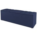 Ver imagem 2 de Cabeceira E Baú Cama Box Queen Size Grace 160cm Suede Azul