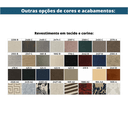 Ver imagem 4 de Cabeceira MH-2650 Herval Estofada Solteiro 97 cm Veludo Bege B