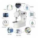 Ver imagem 2 de Maquina de Costura Mini Reta Portátil Elétrica Bivolt Pedal
