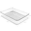 Ver imagem 3 de Porta Frios Transparente Organizador De Geladeira Clear Fresh Porta Queijo Presunto OU