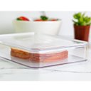 Ver imagem 6 de Porta Frios Transparente Organizador De Geladeira Clear Fresh Porta Queijo Presunto OU