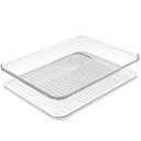Ver imagem 1 de Porta Frios Transparente Organizador De Geladeira Clear Fresh Porta Queijo Presunto OU