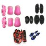 Kit Proteção Infantil Joelheira Cotoveleira e Munhequeira para Patins Skate Bike Bicicleta Menino E - 1