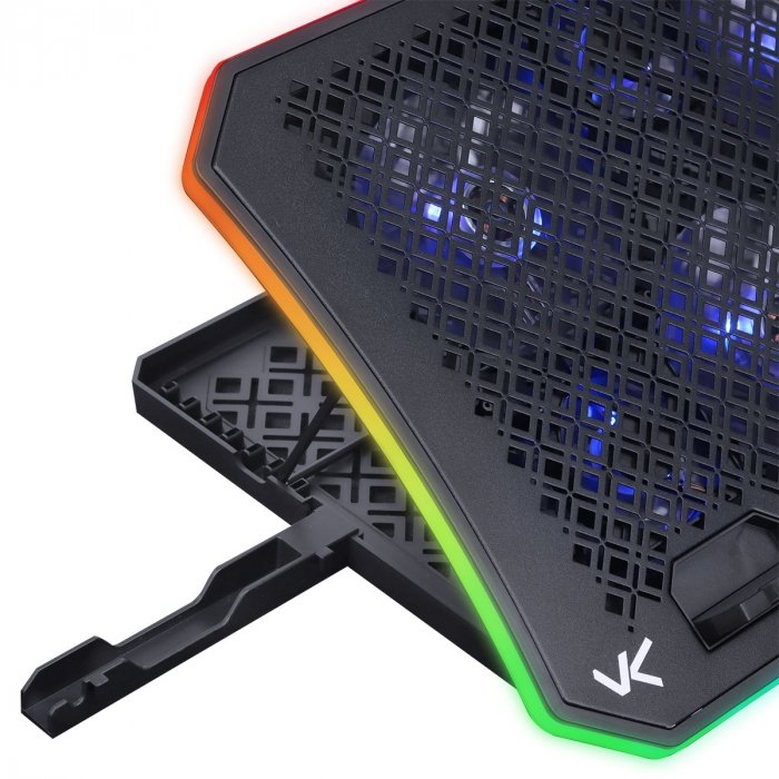 BASE PARA NOTEBOOK SNOW RGB - ATE 19" - 6 FANS - COM CONTROLADOR E SUPORTE P/ CELULAR - CN200 - 10