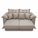 Ver imagem 2 de Sofa Linho Retratil Reclinavel Majestade 200cm Premium