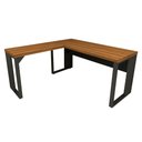 Ver imagem 2 de Mesa de Escritório em L Linha Industrial Metalon Tampo 40mm
