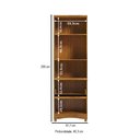 Ver imagem 4 de Armário Multiuso Blanc 2 Portas 1 Gaveta 100% MDF Canela/Off White - Rio Doce
