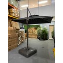 Ver imagem 6 de Ombrelone 3x3 em Alumínio Preto com Led e Base para Piscina