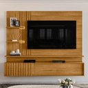 Ver imagem 1 de Painel Home Suspenso Atena Cumaru para Tv até 65” - Madetec