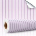 Ver imagem 2 de Papel de Parede Autoadesivo Vinílico Listrado Rosa Ripado 3 Metros