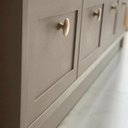 Ver imagem 4 de Kit 24 Puxadores de Móveis Pontos Dourados 3x2cm Armários Gavetas Tucson